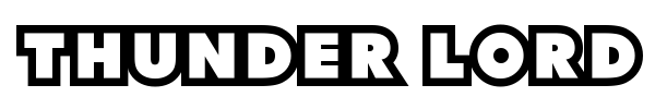 Thunder Lord font preview